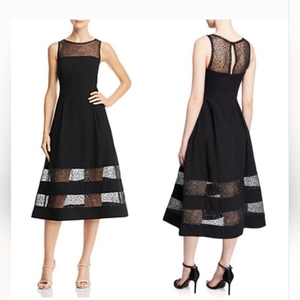 Aiden Mattox black dress sz 8